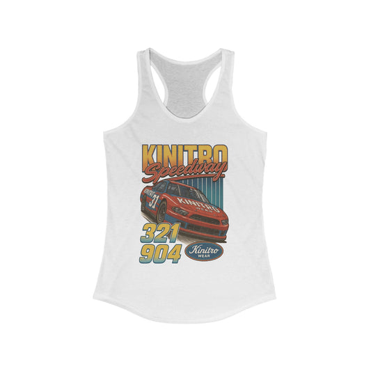 Kinitro Racing Stock Car Racerback Tank